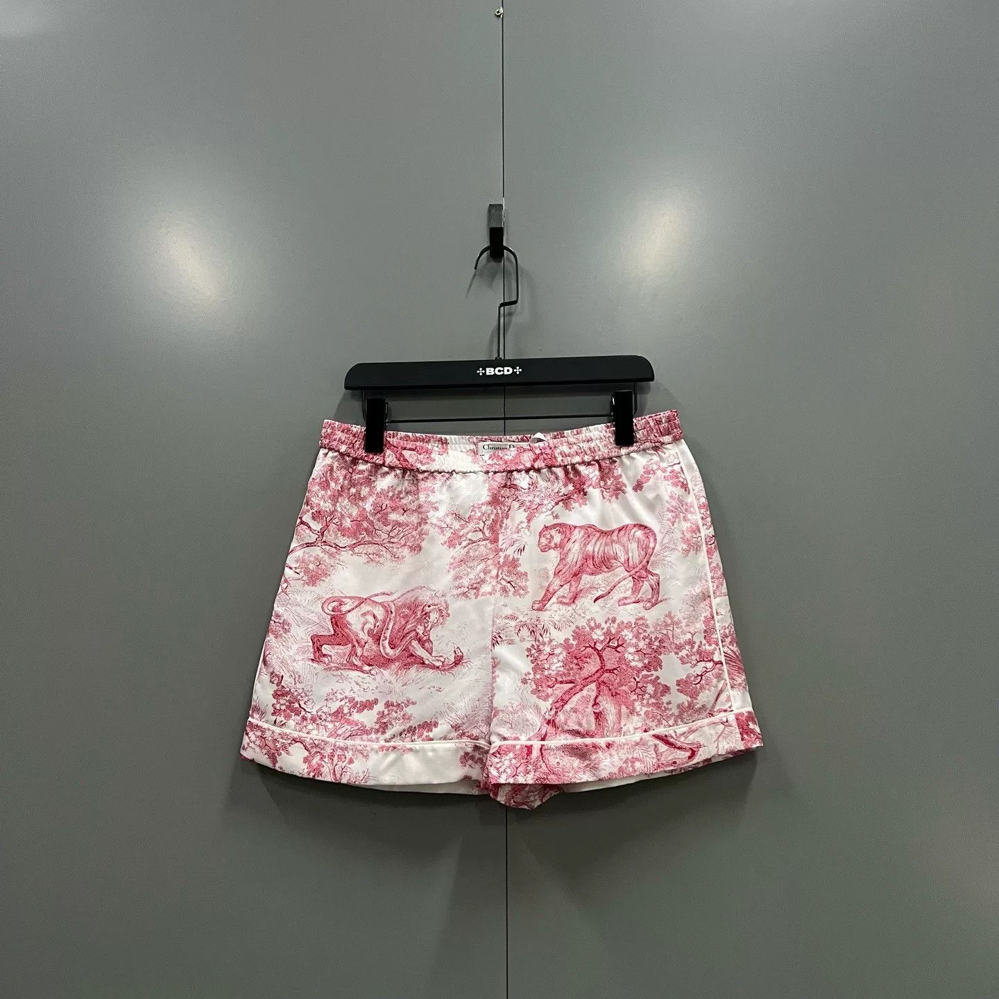 Dior Dior Silk Animal Print Shorts Size 38" / US 16 / IT 52 - 1 Thumbnail