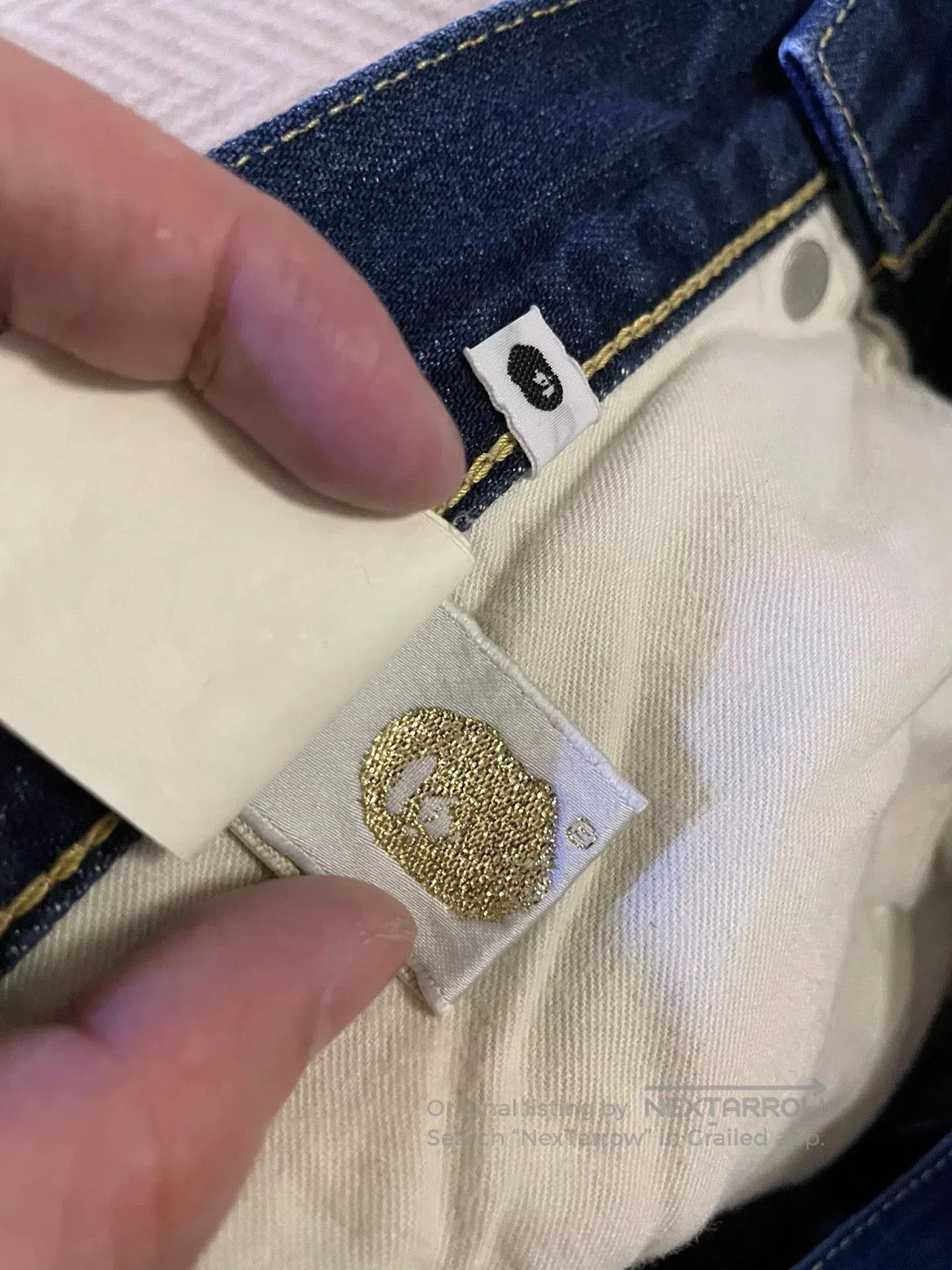 Bape BAPE Camo Patch Distressed Jeans. Size US 26 / EU 42 - 9 Thumbnail
