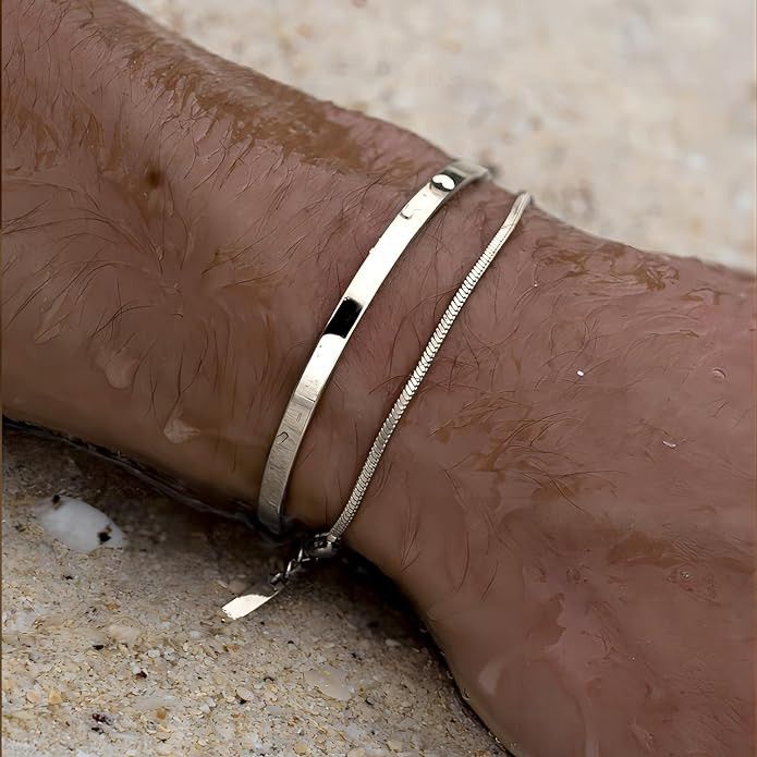 Other 14K Gold plated set bracelets Size ONE SIZE - 5 Thumbnail