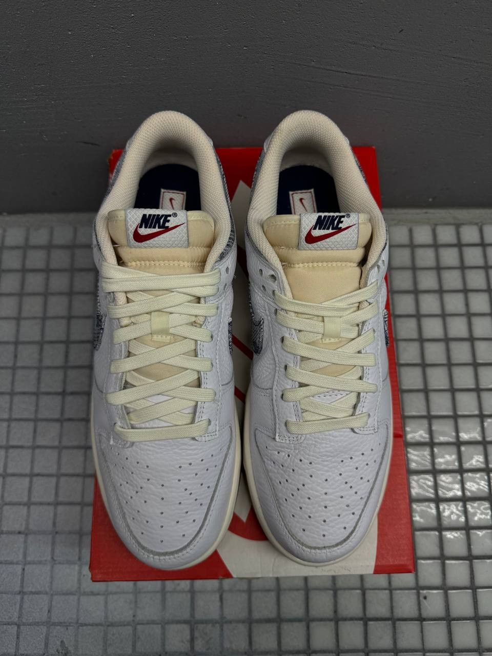 Nike Nike Dunk Low SE New Americana Pack Leather Size US 12 / EU 45 - 7 Thumbnail