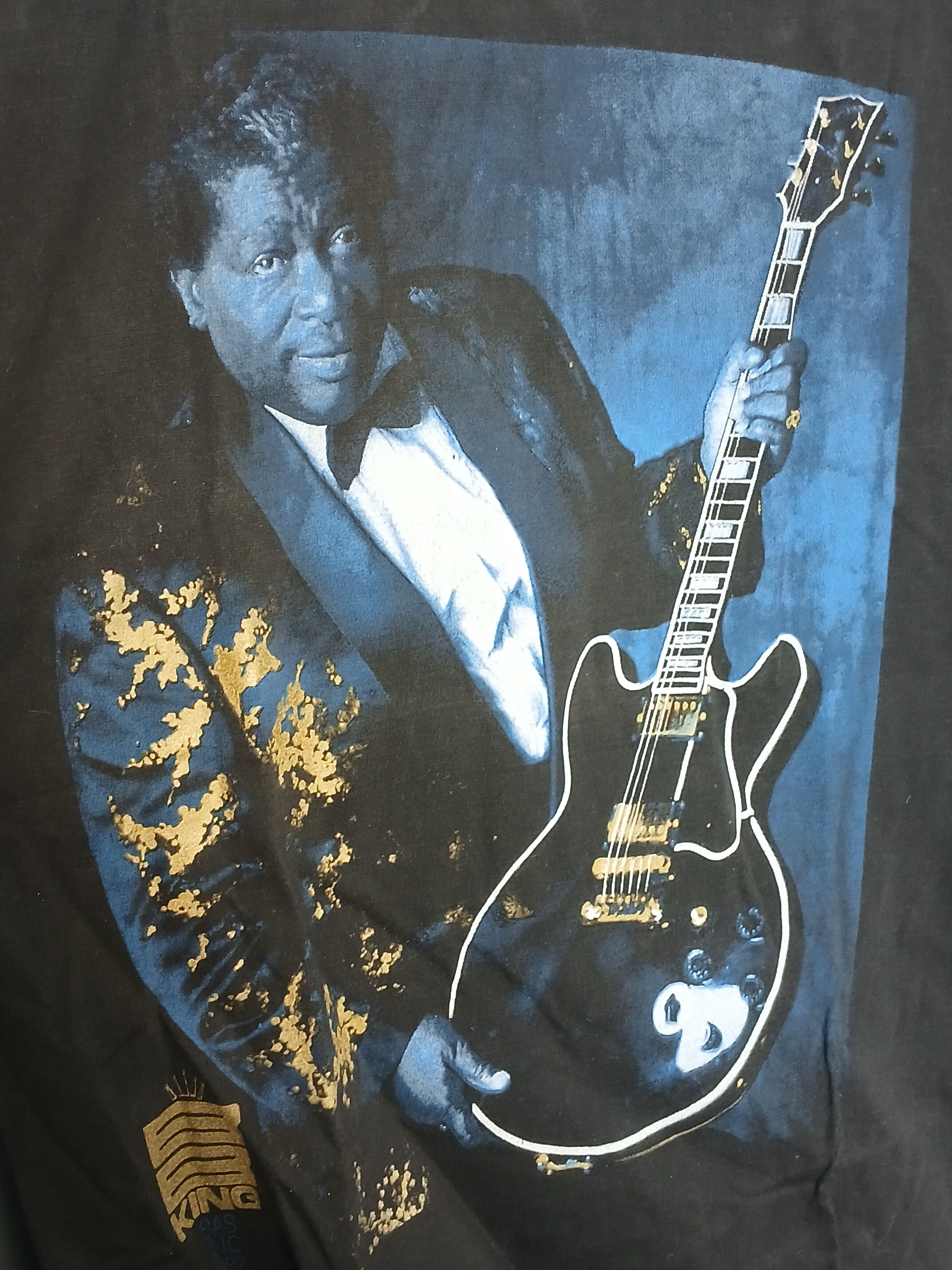 Band Tees × Vintage Vintage BB King T-Shirt Size US L / EU 52-54 / 3 - 3 Thumbnail