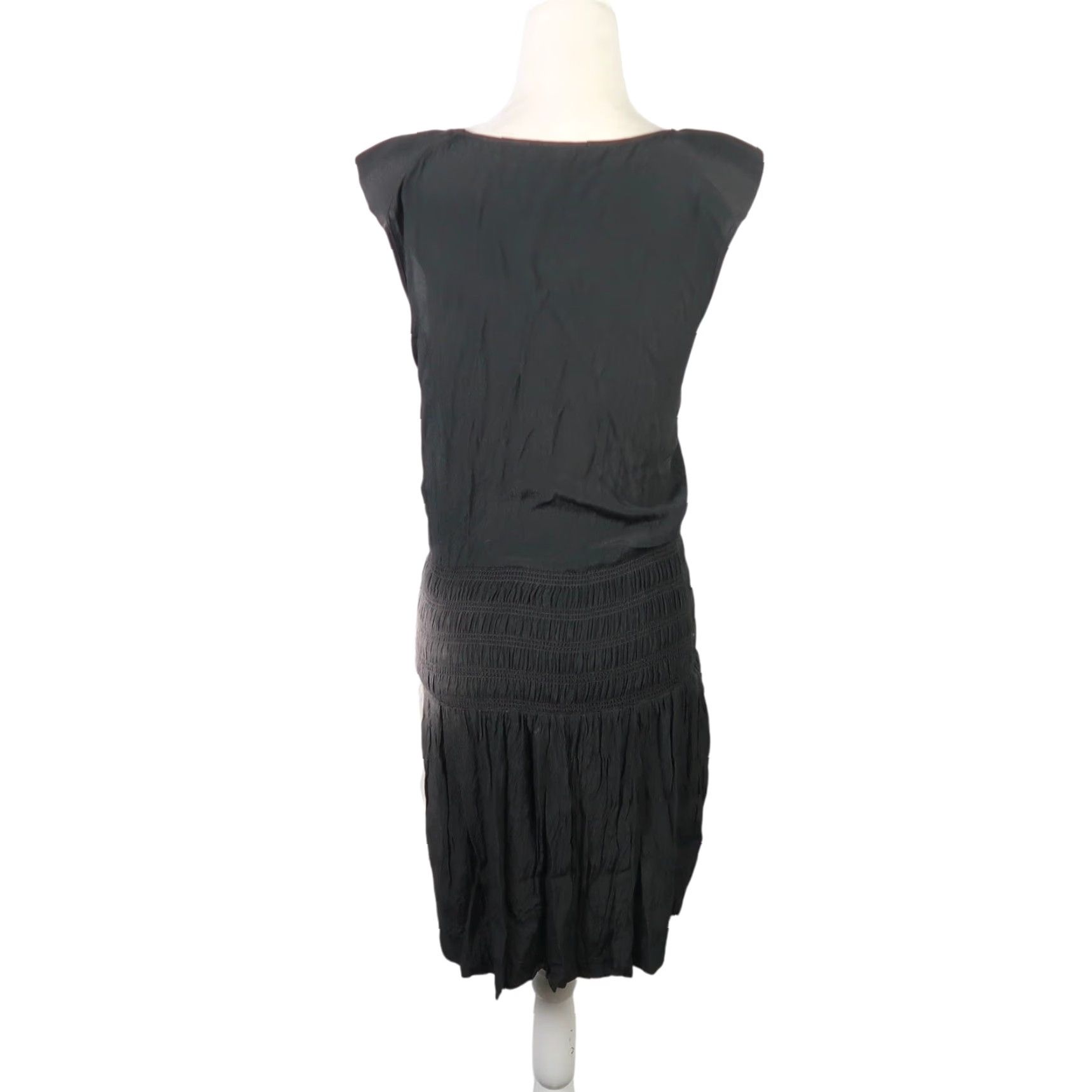 Maje Maje black and white ombre blouson mini dress L Size L / US 10 / IT 46 - 4 Thumbnail