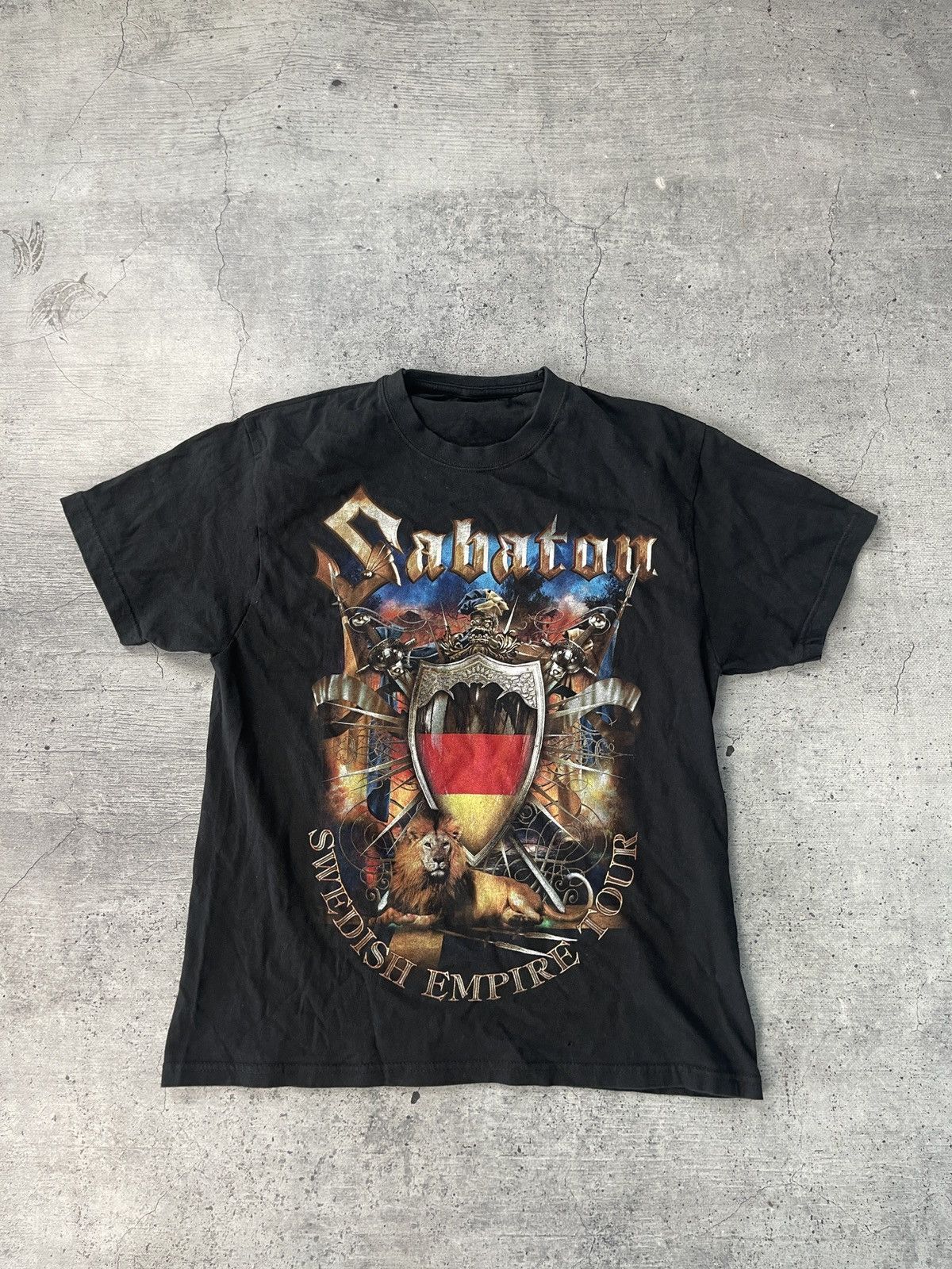 Band Tees 90s Vintage Sabaton The last stand of Basel T-shirt Big Logo Size US M / EU 48-50 / 2 - 1 Thumbnail