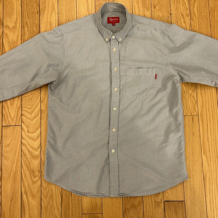 Supreme Used Supreme Oxford Shirt Blue Medium from 19SS | Grailed