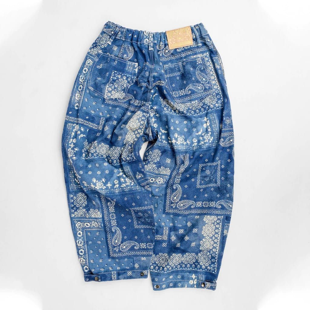 Designer × Japan Blue Bandana Rupture Sable Blue Size US 33 - 5 Thumbnail