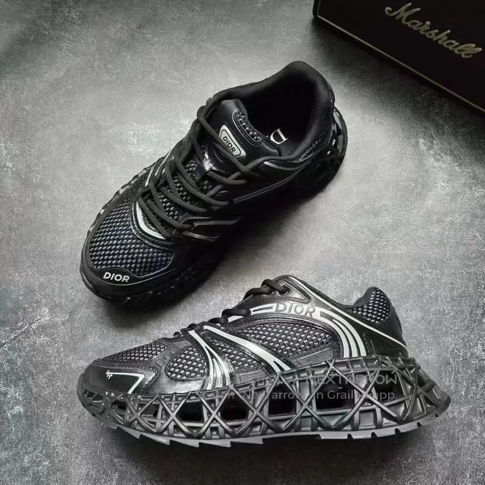 Dior Black Low-Top Sneakers Size 8. Size US 8 / EU 41 - 4 Thumbnail
