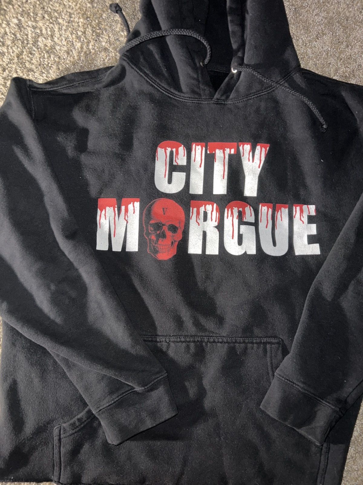 City Morgue × Vlone VLONE CITY MORGUE HOODIE Size US L / EU 52-54 / 3 - 3 Thumbnail