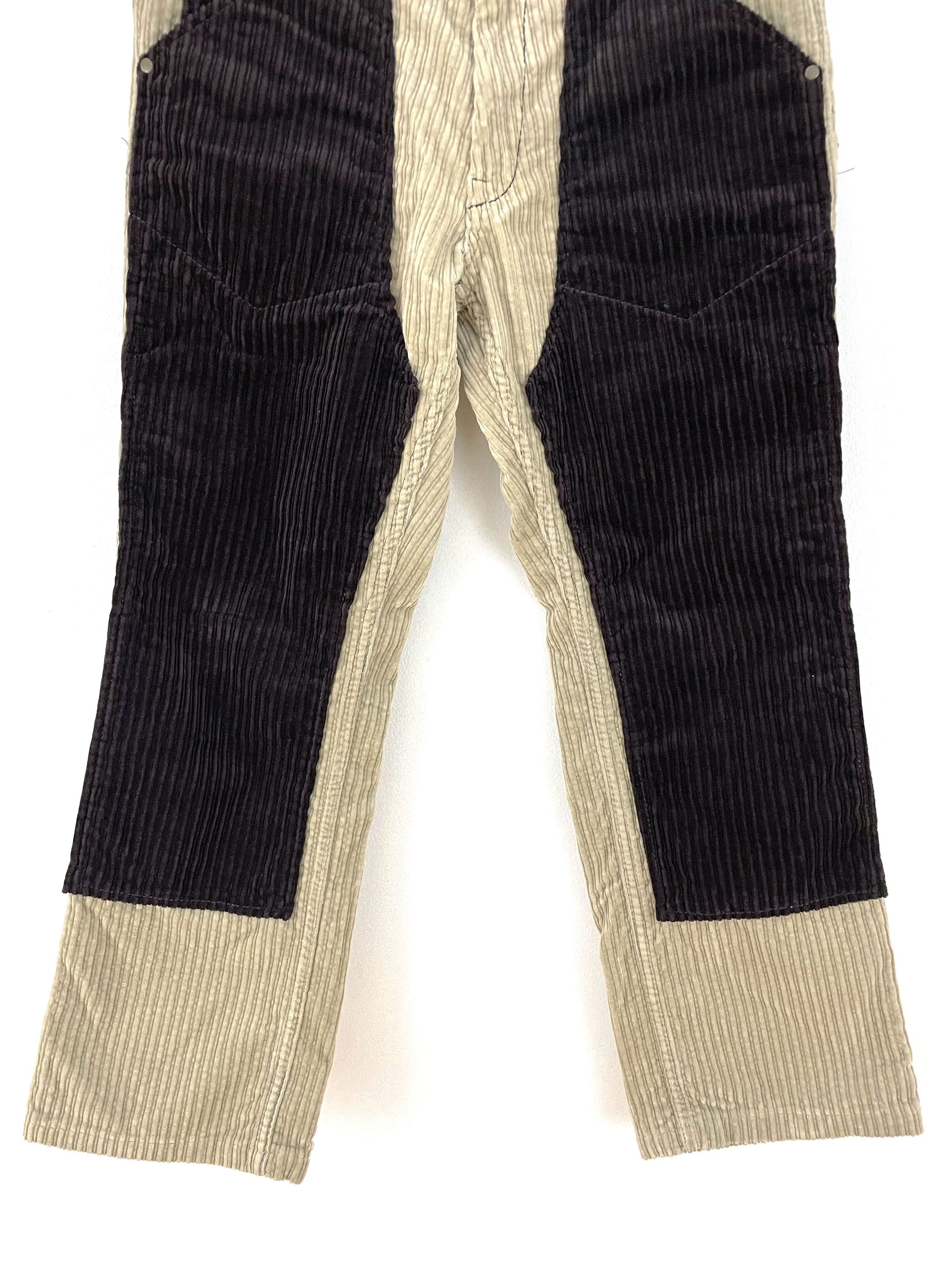 Number (N)ine 2000's Patchwork Corduroy Pants Size US 36 / EU 52 - 6 Thumbnail