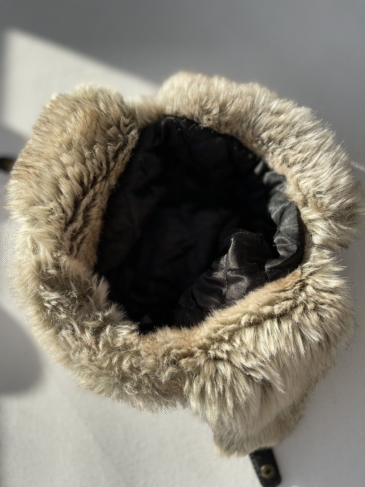 Vintage Vintage fuzzy mohair japanese ushanka hat avant garde Size ONE SIZE - 9 Thumbnail