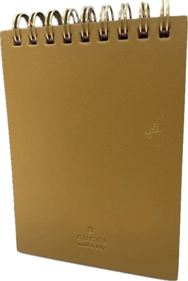 Gucci GUCCI Italy Note Pad, Light Purple Pages, NEW! Size ONE SIZE - 3 Thumbnail