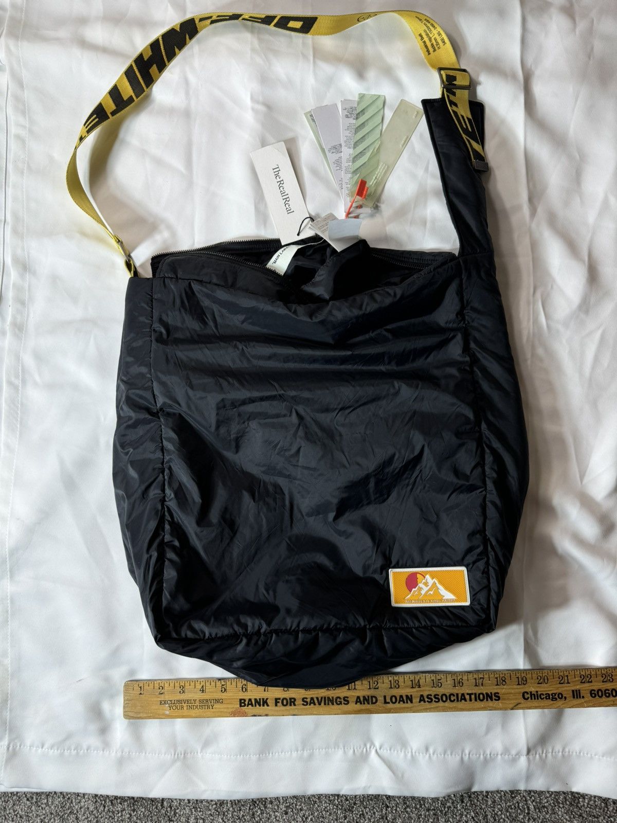 Off-White “PUFFY BLACK BAG” by Virgil ABLOH Size ONE SIZE - 4 Thumbnail