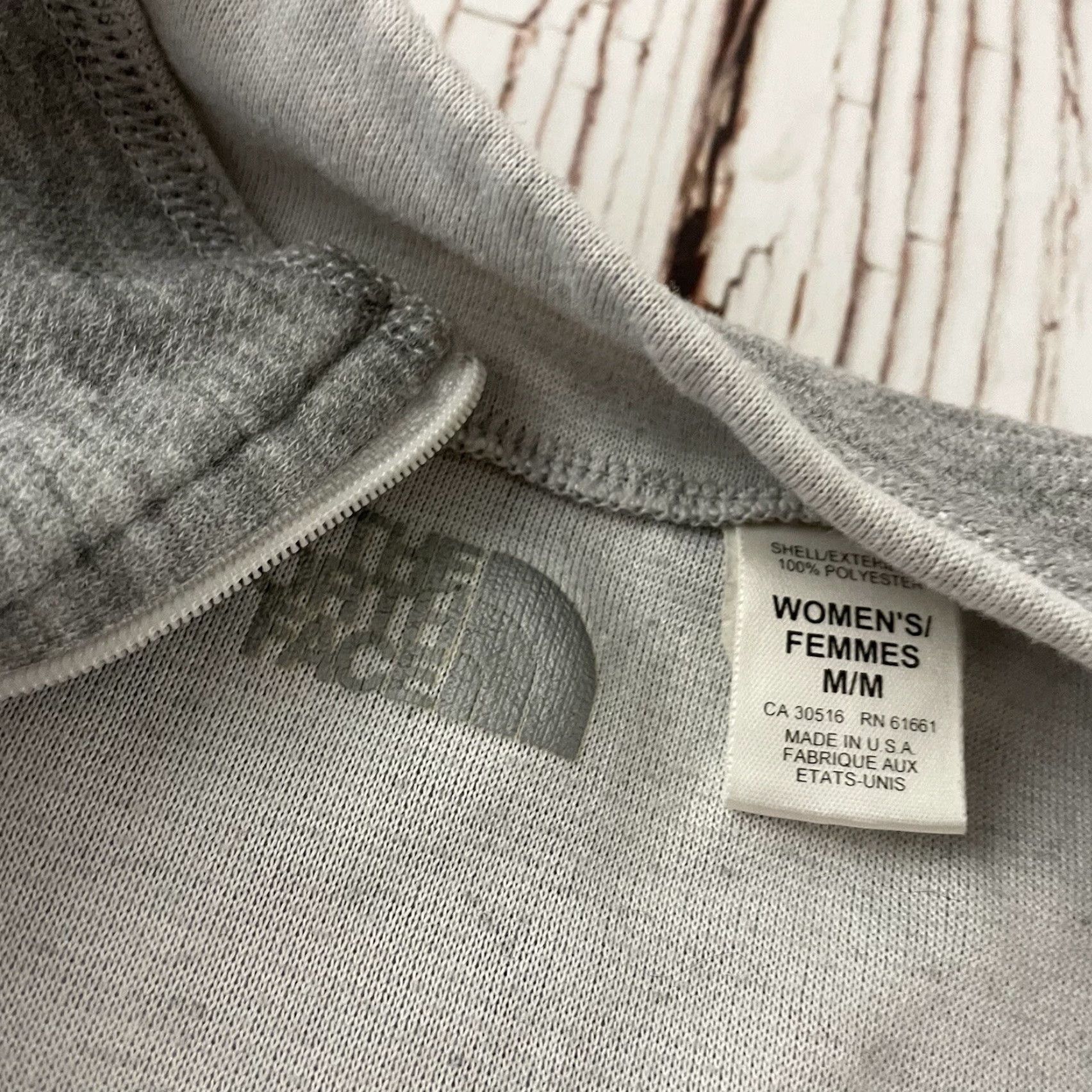 The North Face The North Face Pullover 1/4 Zip Long Sleeve Women's M Gray Shirt Size M / US 6-8 / IT 42-44 - 4 Thumbnail
