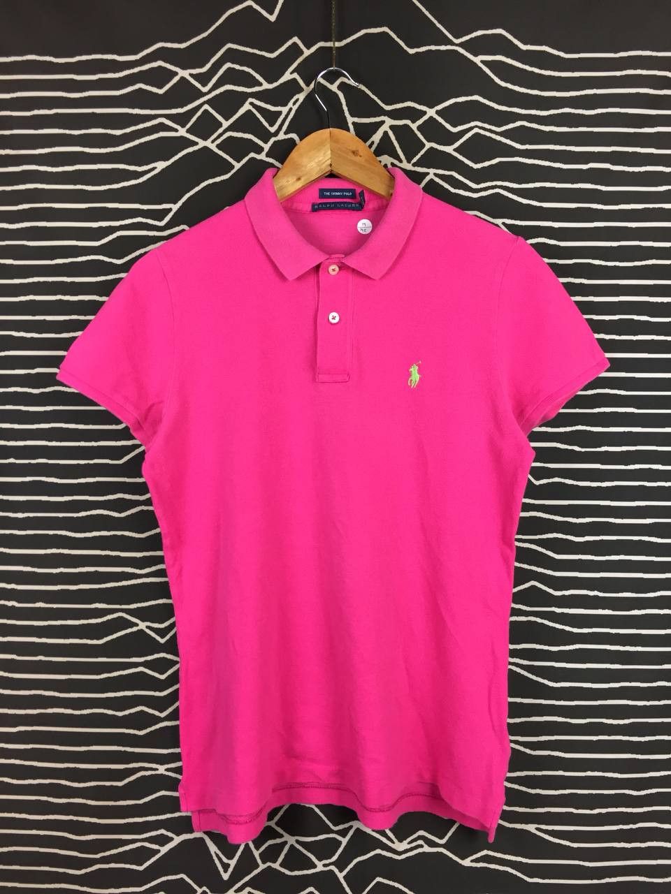Ralph Lauren Vtg Ralph Lauren Pony Logo The Skinny Polo Shirt Size L / US 10 / IT 46 - 1 Thumbnail