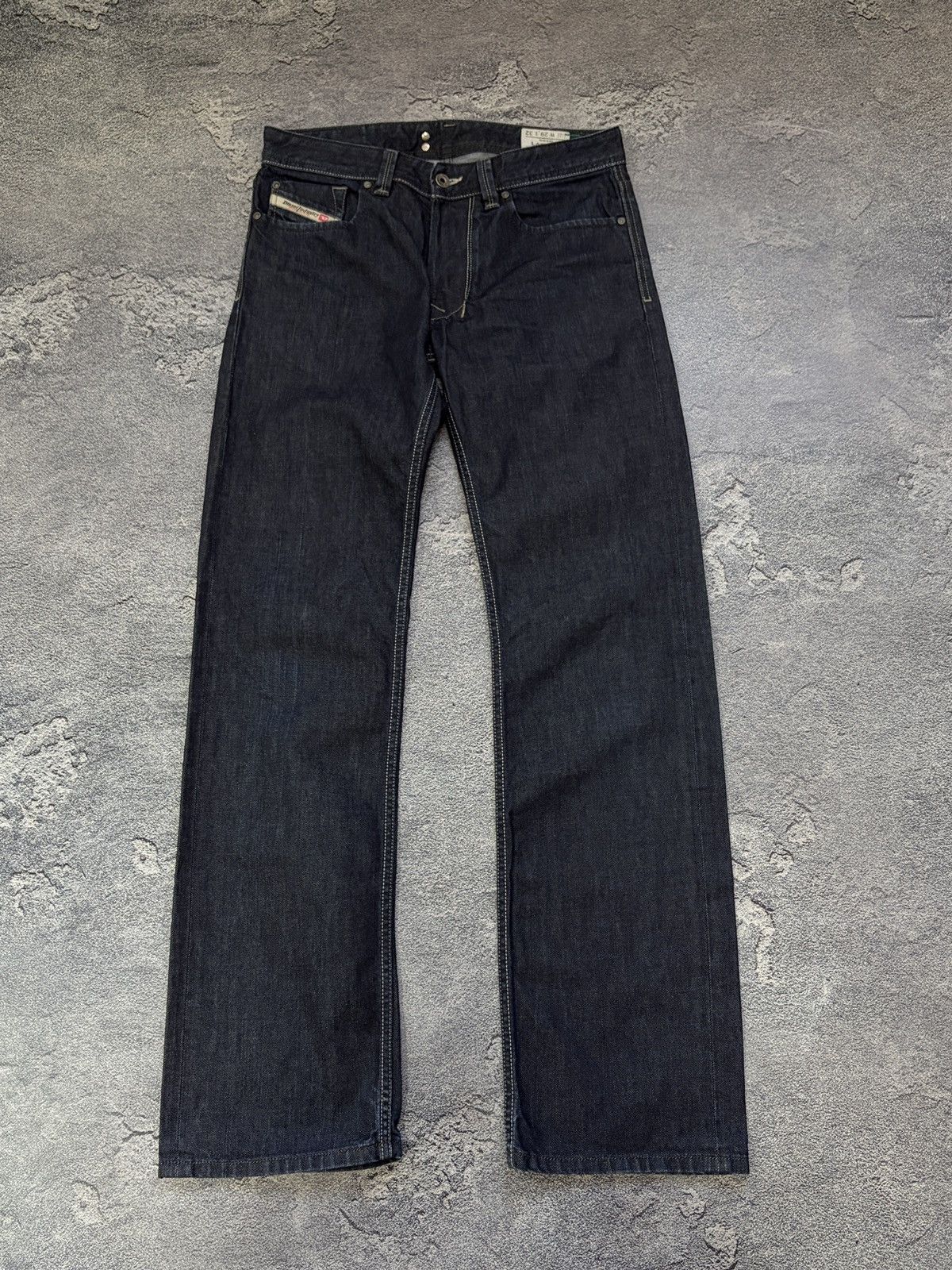 DIESEL Larkee Regular Straight Dark Jeans W29 L32 Italy