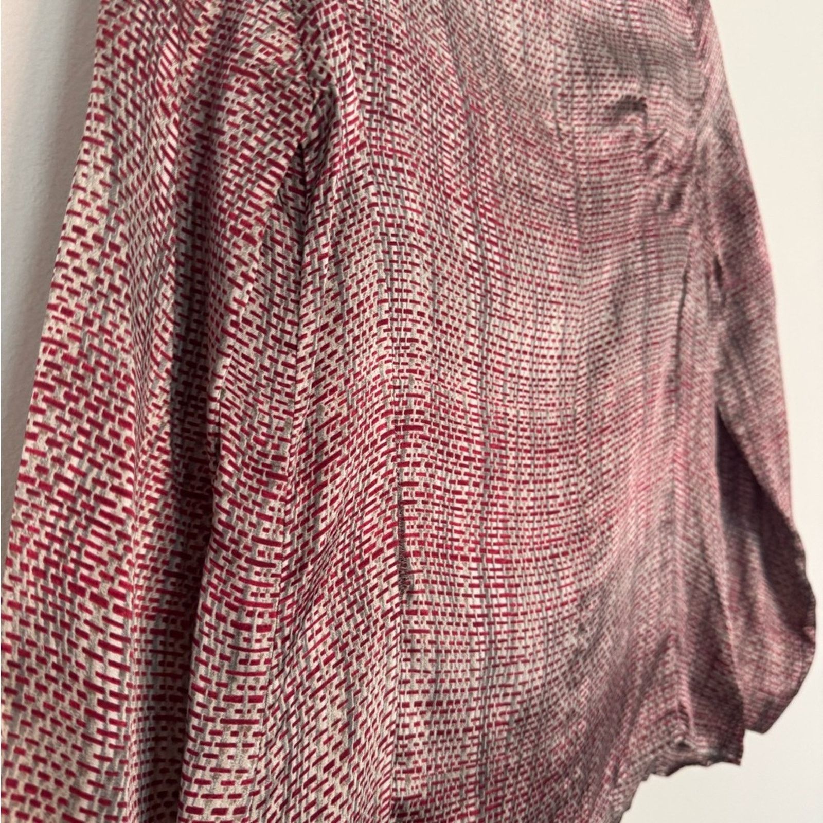 Emporio Armani Emporio Armani Fuschia Silk Set Blazer and Blouse Size S / US 4 / IT 40 - 6 Thumbnail
