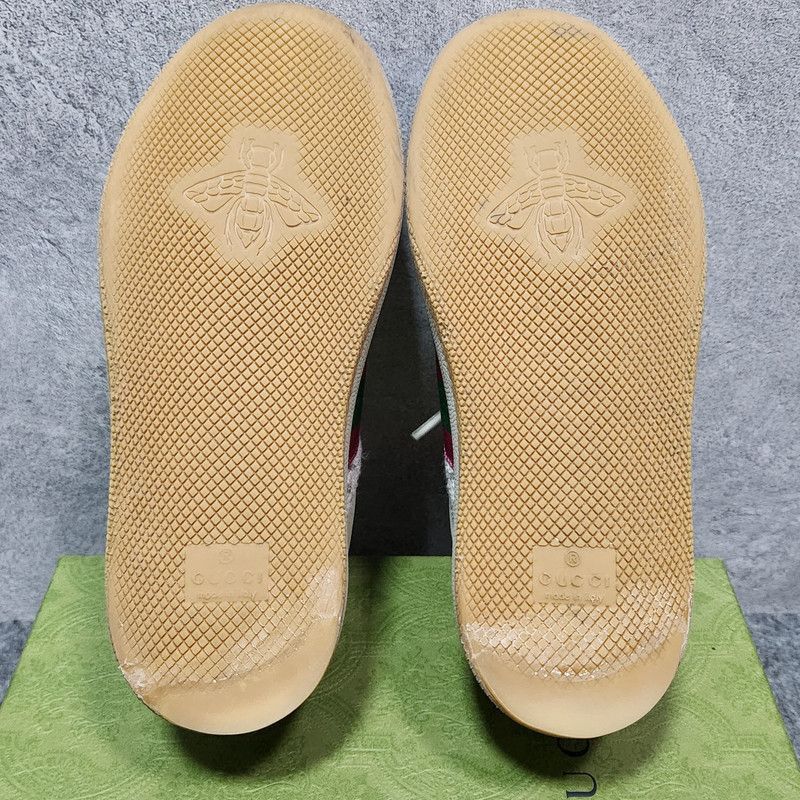Gucci Gucci Beige Children's Low-Top Sneakers Size US 13 / EU 46 - 3 Thumbnail