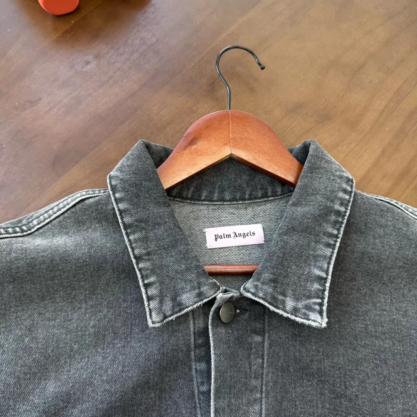 Palm Angels Palm Angels Back Logo Denim Jacket L like new Size US L / EU 52-54 / 3 - 5 Thumbnail