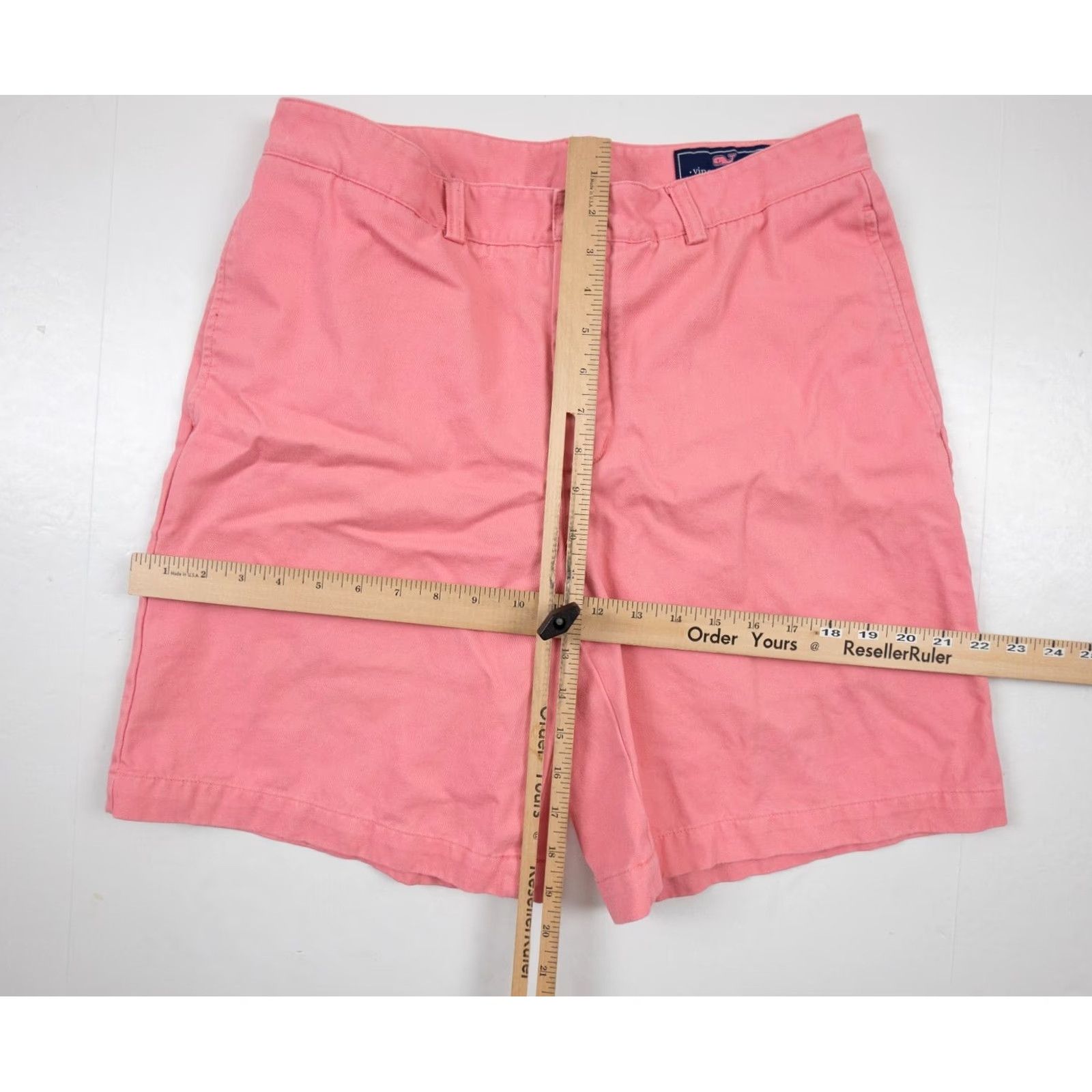 Vineyard Vines Vineyard Vines Shorts Mens 33 Pink Club Chino 8" Flat Front Preppy Cotton Twill Size US 33 - 7 Thumbnail