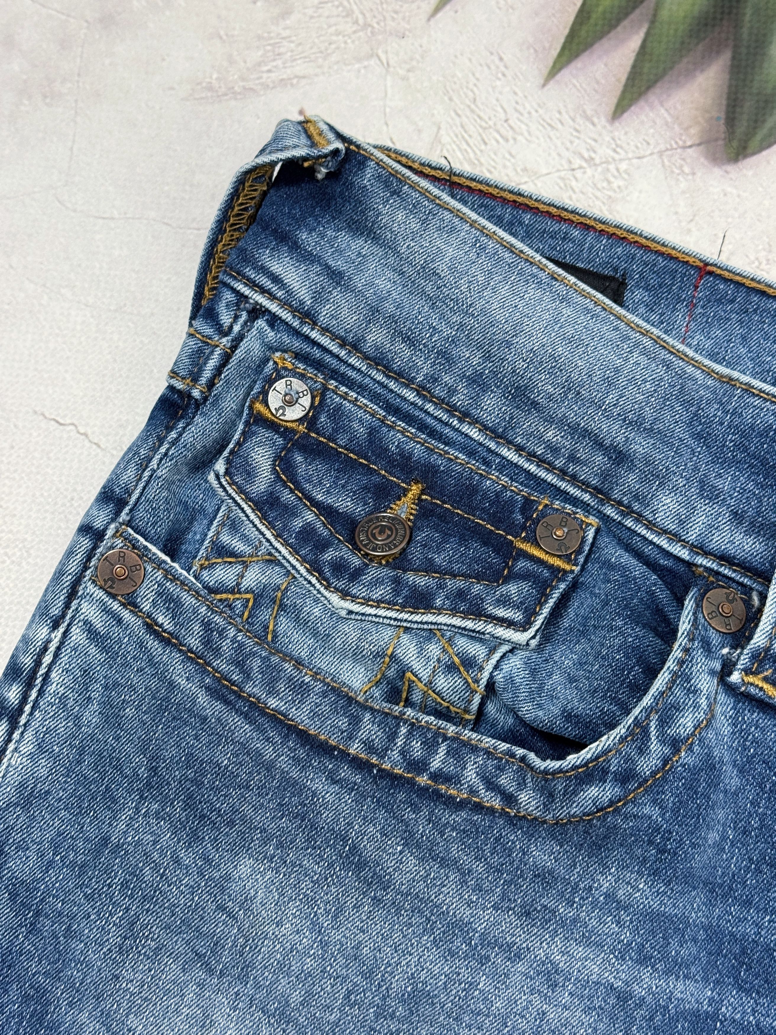 True Religion True Religion Rocco Flap Skinny Jeans Pants Relaxed Denim Size US 34 / EU 50 - 7 Thumbnail