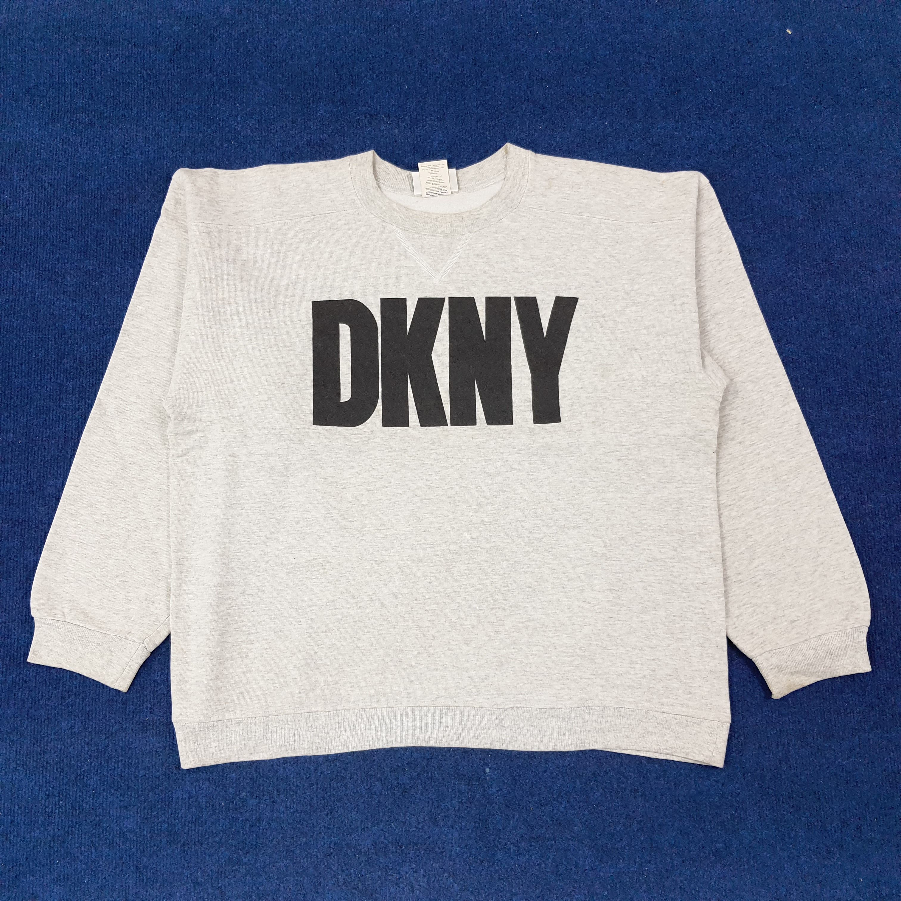 DKNY × Vintage Vintage DKNY Jeans Streetwear Sweatshirt C230N3 Size US L / EU 52-54 / 3 - 1 Thumbnail