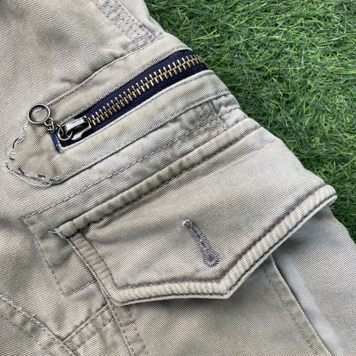 If Six Was Nine × Issey Miyake × Tete Homme DISTRESSED ISSEY MIYAKE TETE HOMME CARGO PANTS Size US 31 - 5 Thumbnail