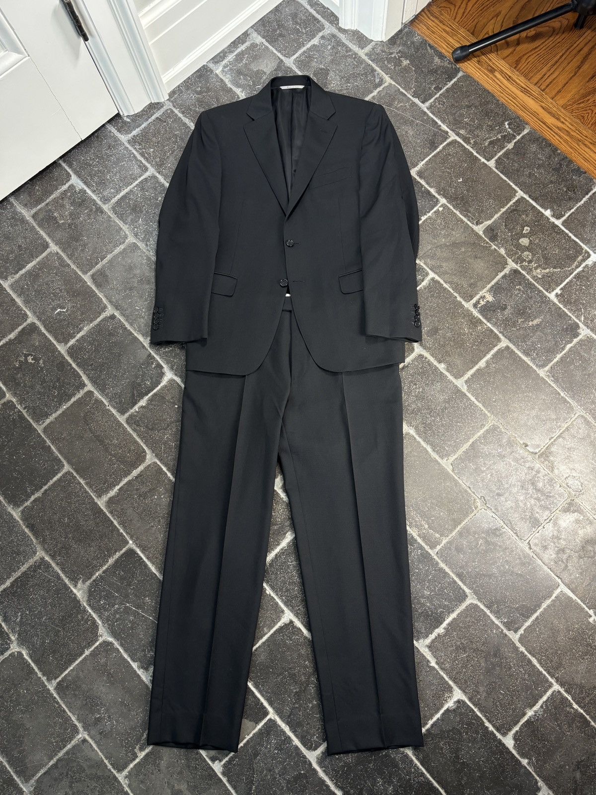 Canali Canali Suit Two Piece Tuxedo Blazer Trousers Made in Italy Size 48S - 1 Thumbnail