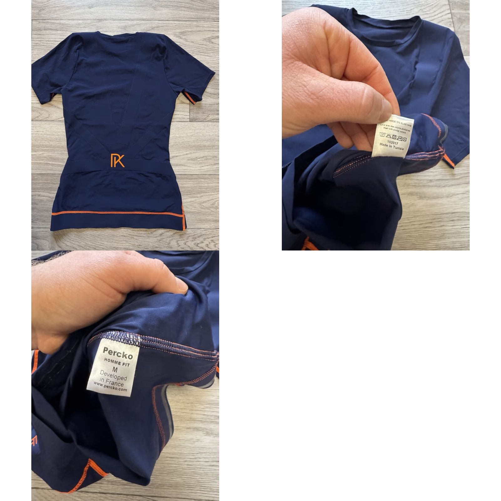 Salomon Salomon T-Shirt Men M Blue Activewear LYNE FIT Compression Corrective Back Support 90s? Size US M / EU 48-50 / 2 - 8 Thumbnail