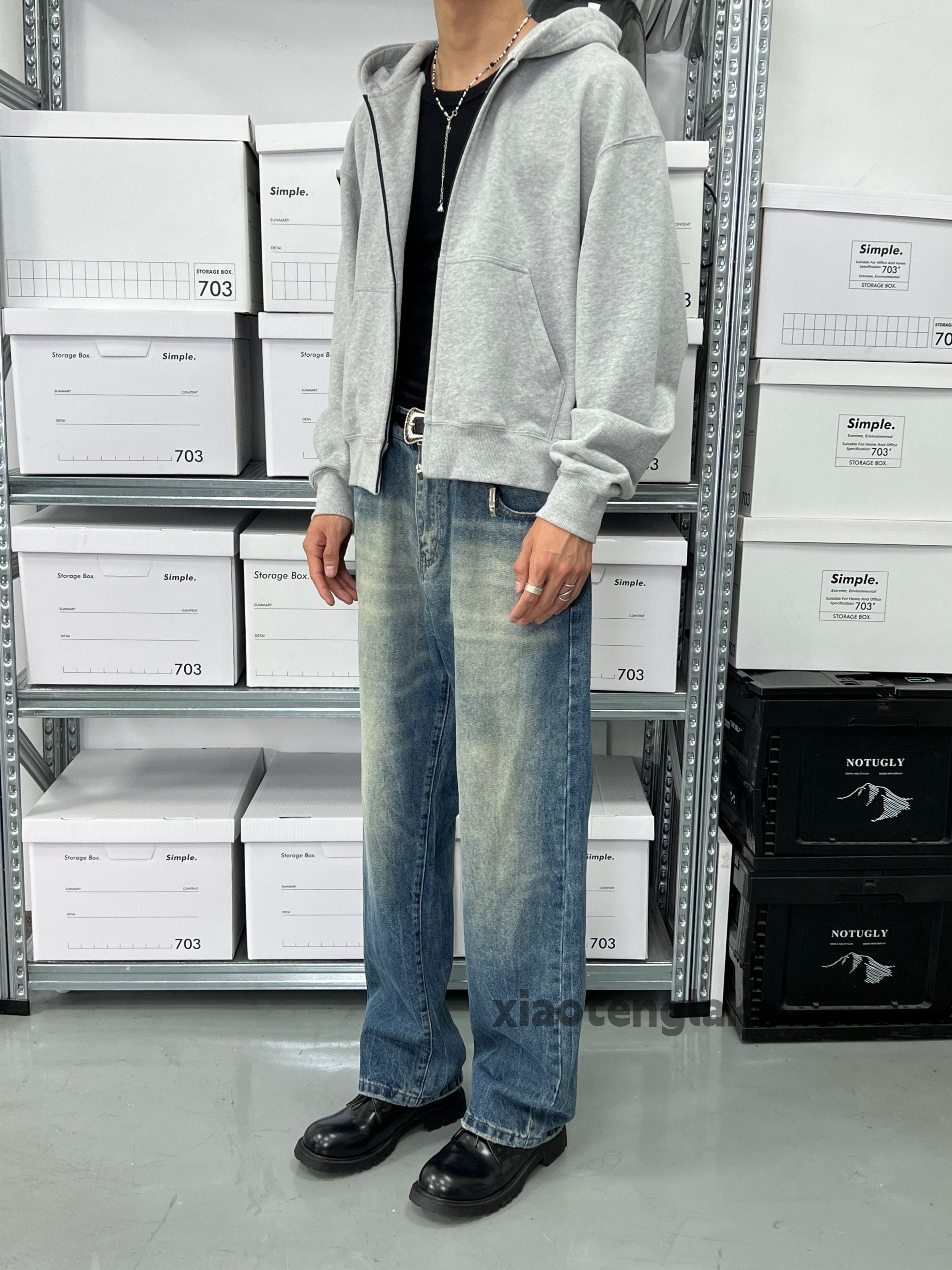 Jean × Vintage washed faded cleanfit yuppie loose baggy y2k jeans Size US 30 / EU 46 - 3 Thumbnail
