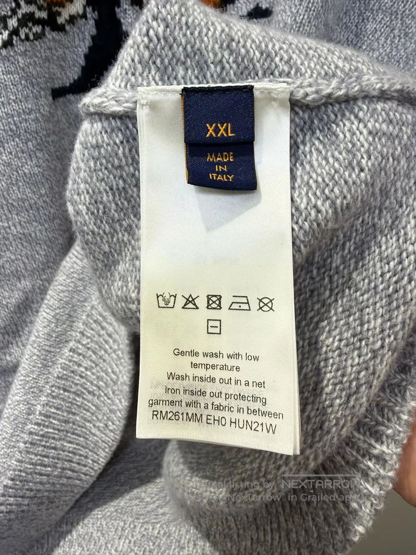 Louis Vuitton Louis Vuitton Grey Fox Logo Logo Sweater| Size US XXL / EU 58 / 5 - 3 Thumbnail