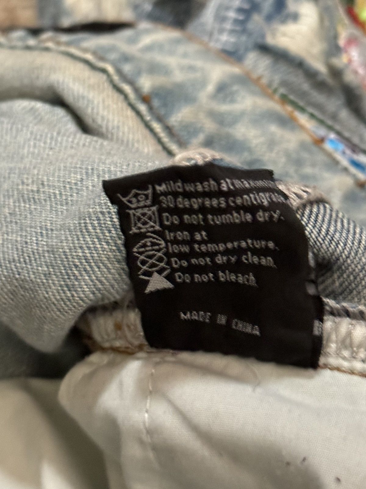 Ev Bravado Who Decides War Coliseum Fusion Stained Glass Denim Size US 30 / EU 46 - 6 Thumbnail