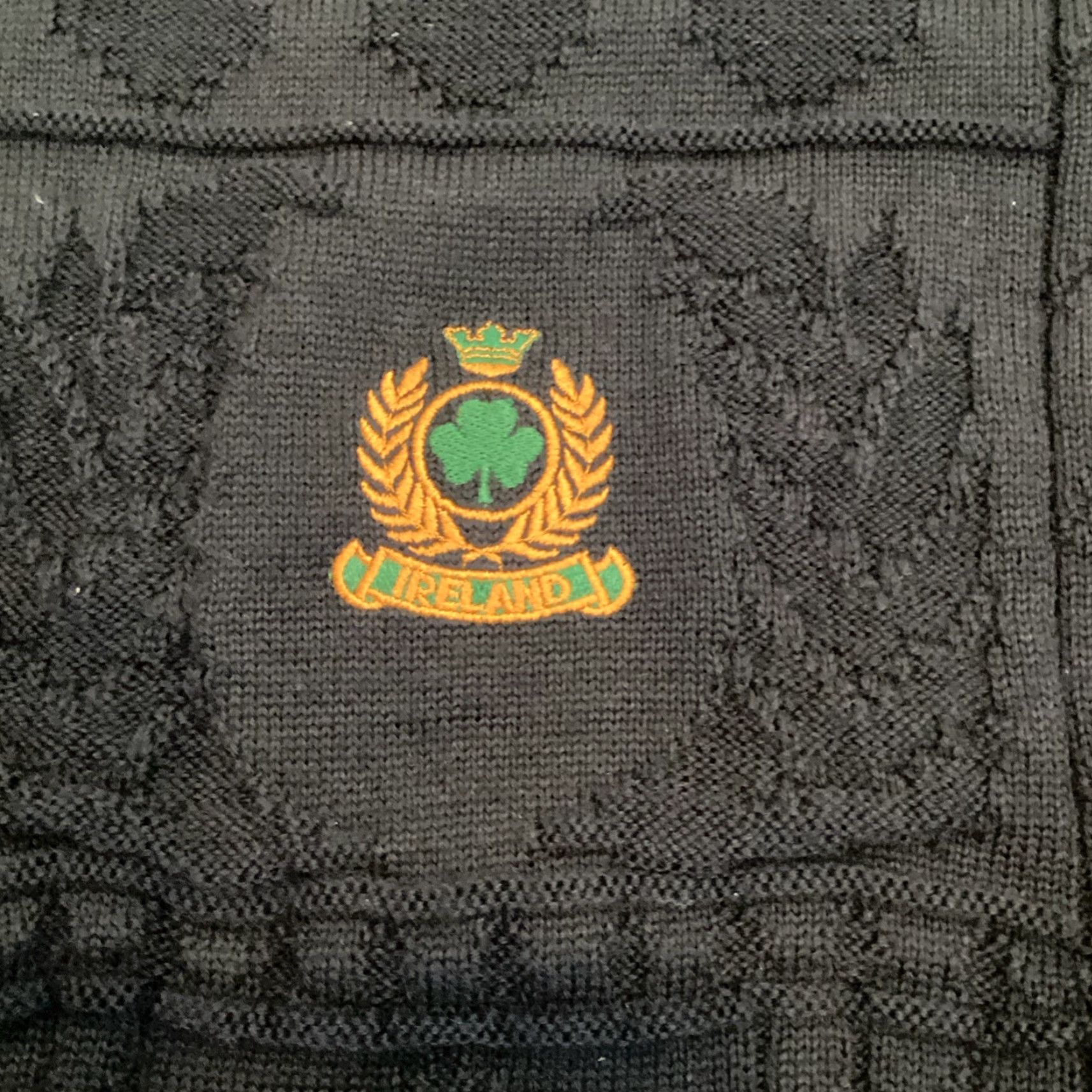Vintage VINTAGE Blarney Castle Irish Wool Cable Knit Sheep Sweater Unisex Adults Crew Neck Long Sleeve Size L Blue 90s Embroidered Sheep Pattern Mens Womens Size L / US 10 / IT 46 - 6 Thumbnail