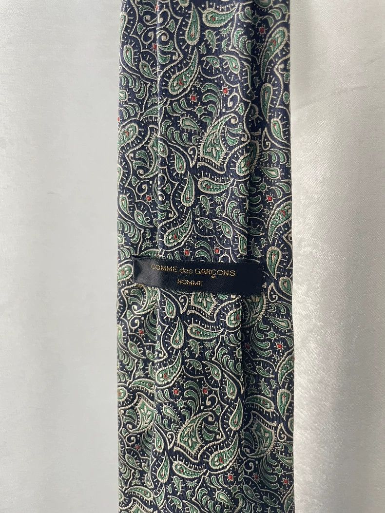 Comme des Garcons Comme des Garcons Vintage tie with silk pattern tie Size ONE SIZE - 4 Thumbnail
