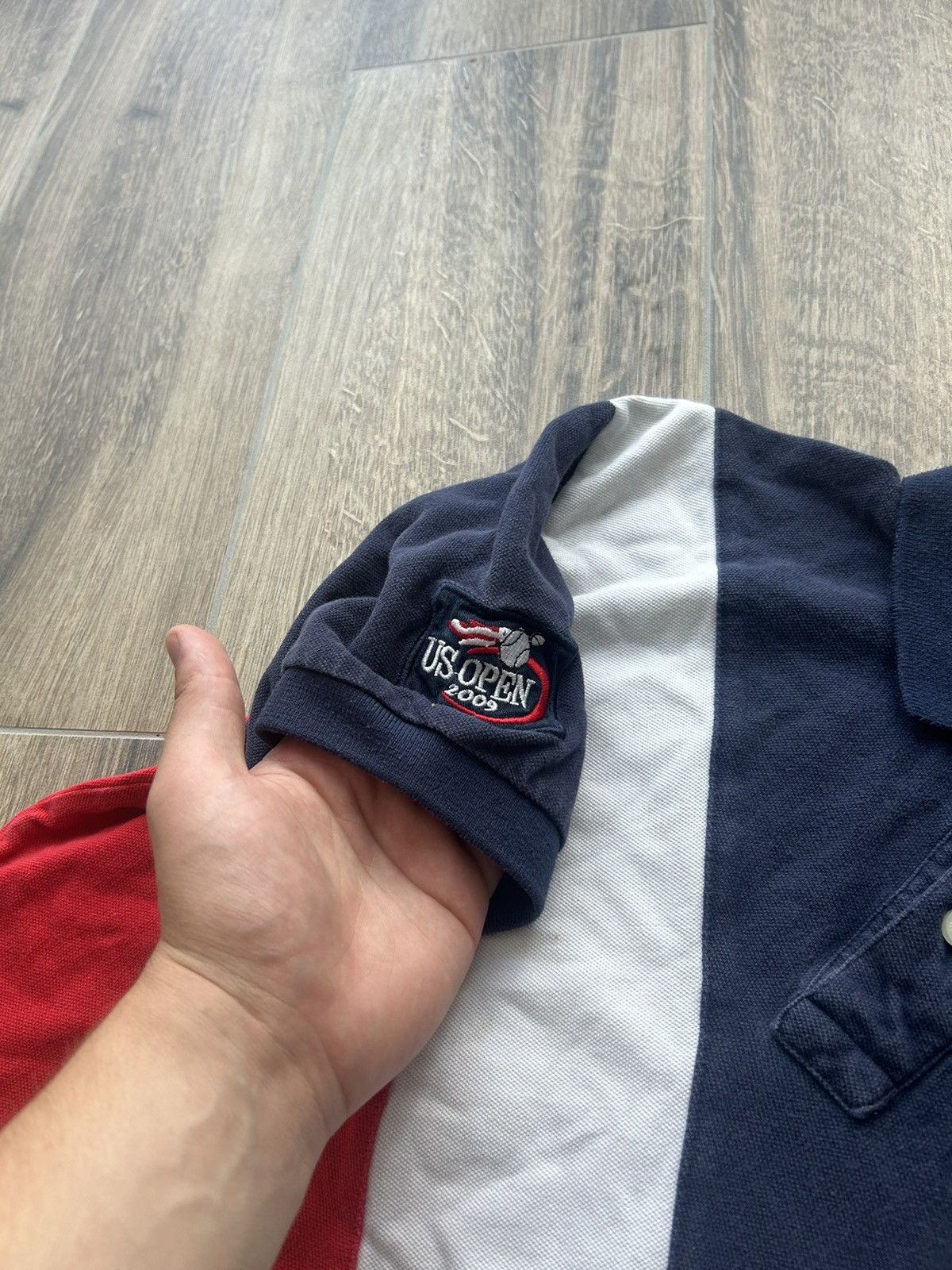Polo Ralph Lauren × Rugby Ralph Lauren × Vintage Vintage Polo Ralph Lauren US Open 2009 rare big logo polos Size US M / EU 48-50 / 2 - 4 Thumbnail