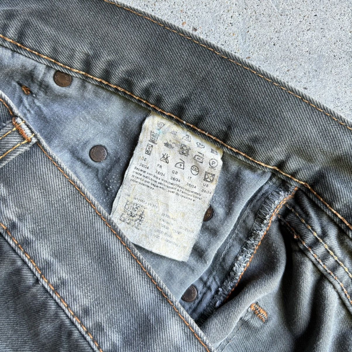 Hugo Boss × Japanese Brand × Vintage vintage Y2K HUGO BOSS Wide Leg Bootcut Fade Wash Denim jeans Size US 35 - 16 Thumbnail
