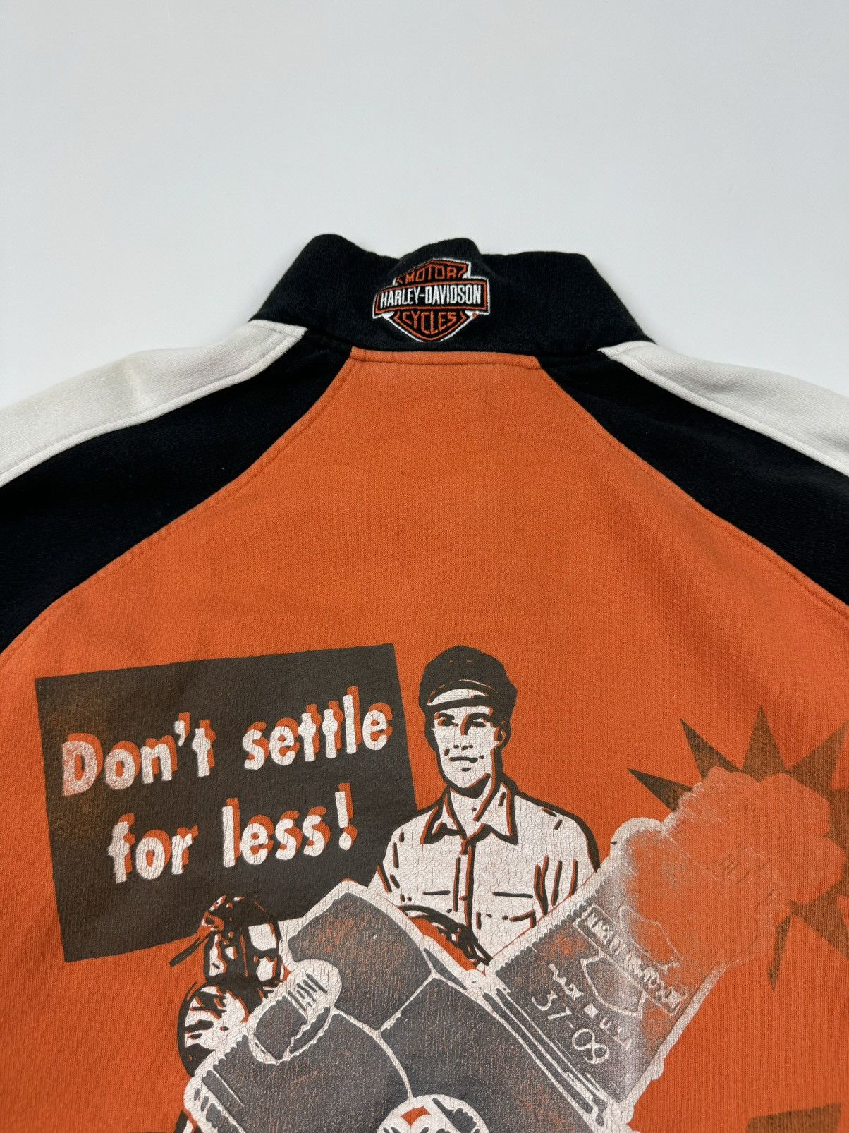 Vintage Vintage Harley Davidson Don't Settle For Less Size US L / EU 52-54 / 3 - 13 Thumbnail