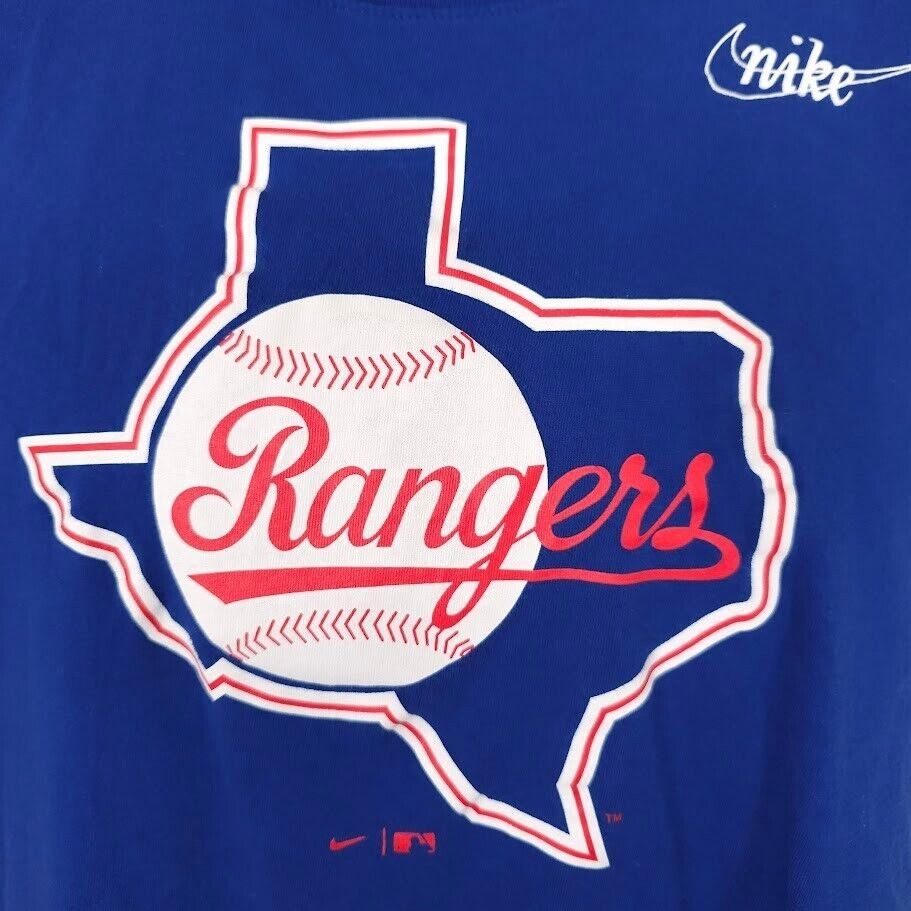 Nike Texas Rangers Nike T Shirt Mens Size Medium Blue MLB Size US M / EU 48-50 / 2 - 2 Thumbnail