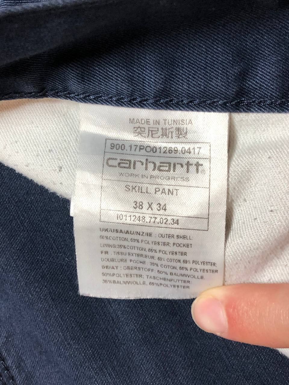Carhartt Wip Vintage Carhartt Wip Straight Casual Pants Size 38 Size US 38 / EU 54 - 3 Thumbnail