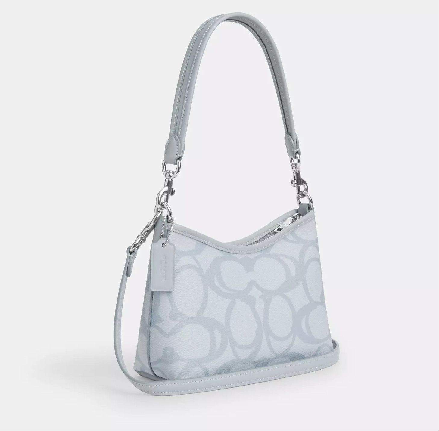 Coach Laurel Small Shoulder Bag In Sketch Signature Canvas CBI05 Size ONE SIZE - 10 Thumbnail