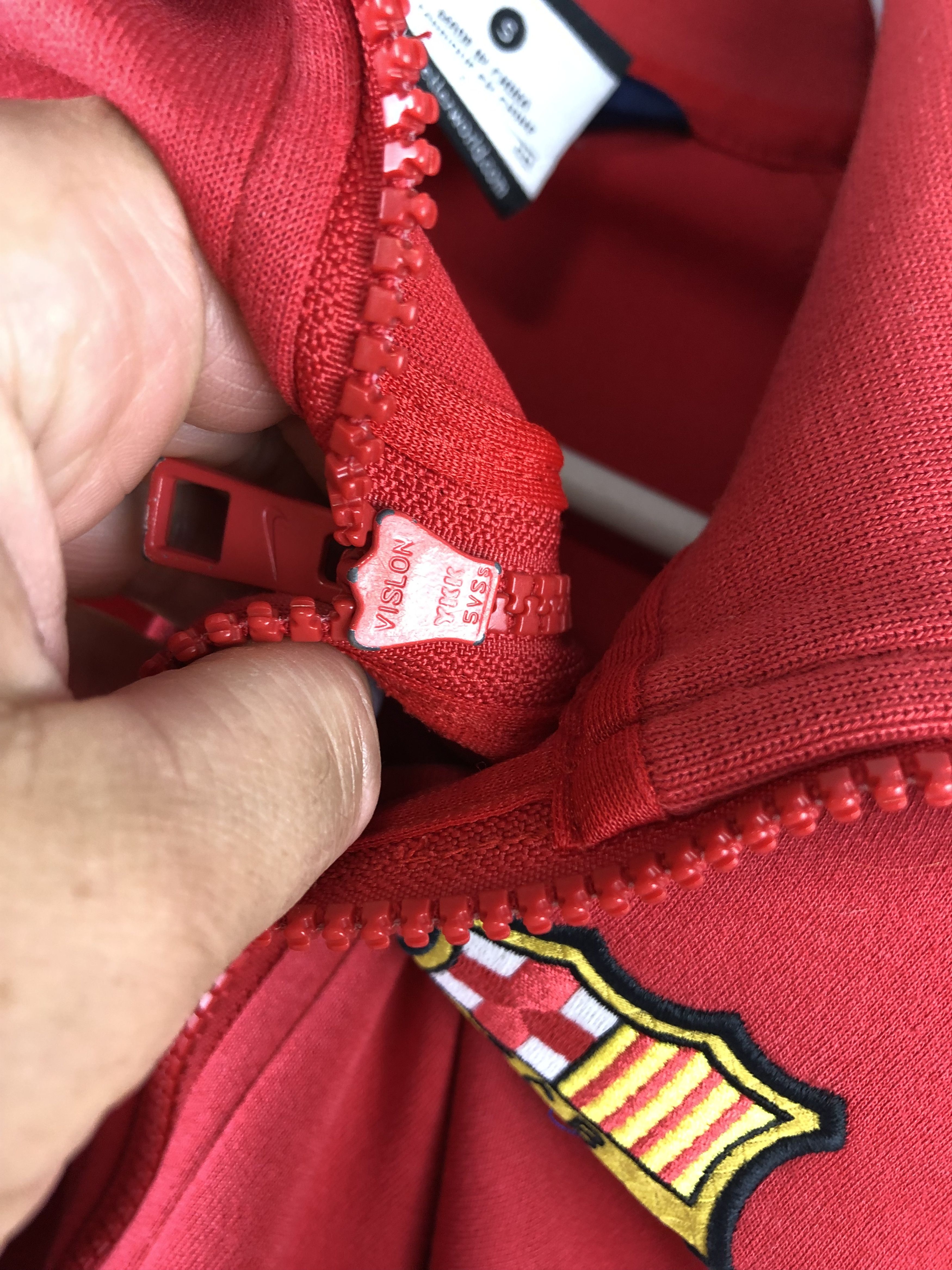 Nike Nike Barcelona Football Jacket Track Top Woman Rare Red Hype Size S / US 4 / IT 40 - 6 Thumbnail