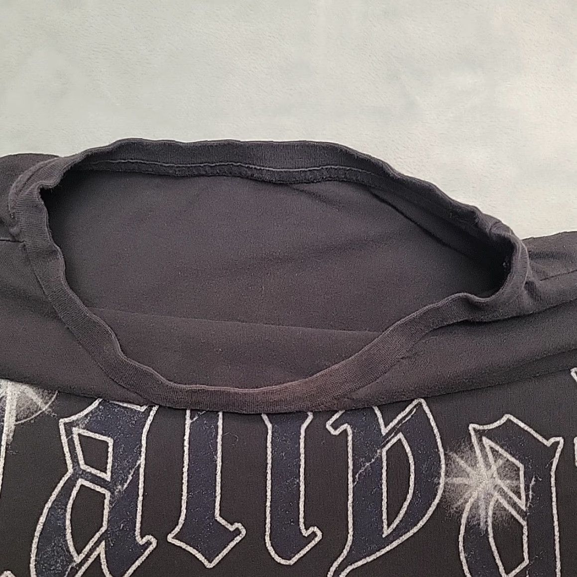 Vintage VINTAGE Aaliyah Tee Men XL Black Graphic Print 90s Y2K Streetwear Band Rock Pop Size US XL / EU 56 / 4 - 3 Thumbnail
