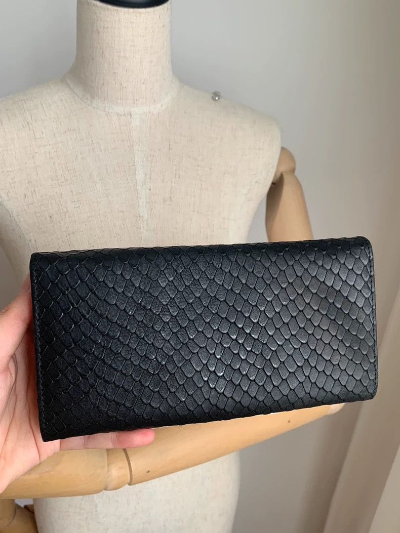 Vivienne Westwood Vivienne Westwood Mid-old snake-pattern gold Saturn wallet Size ONE SIZE - 3 Thumbnail