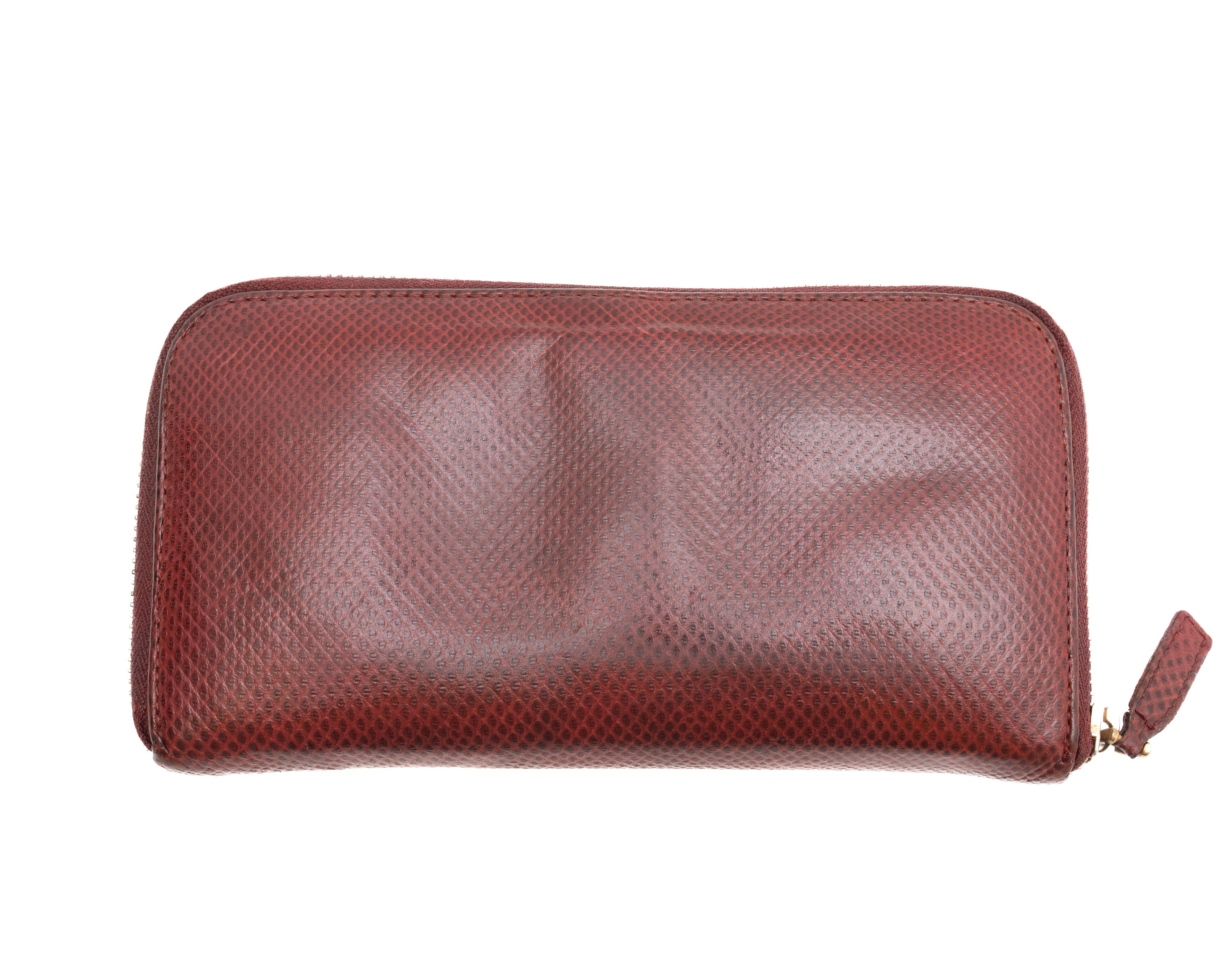 Marni MARNI Snakeskin Red Zip Around Wallet Size ONE SIZE - 2 Thumbnail