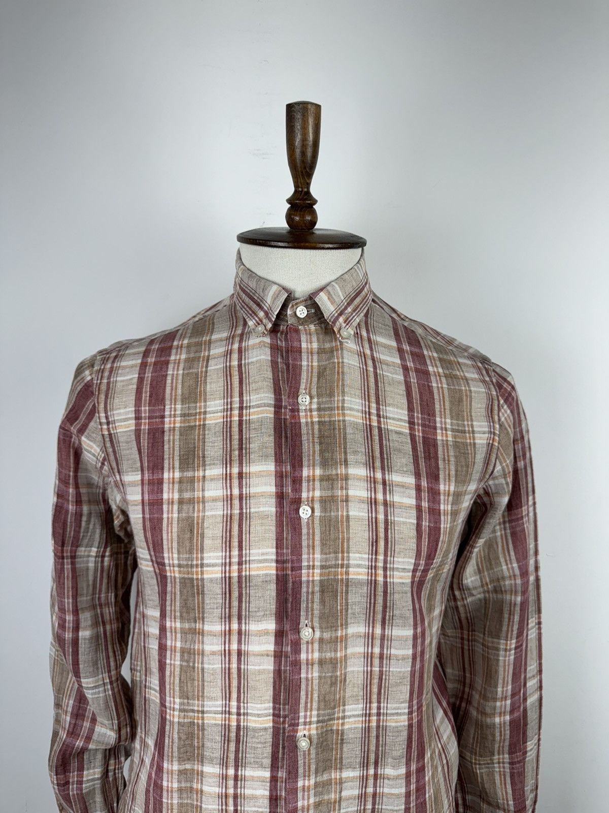 Massimo Dutti Massimo Dutti Linen Long Sleeve Button Down shirt size M Size US M / EU 48-50 / 2 - 2 Thumbnail