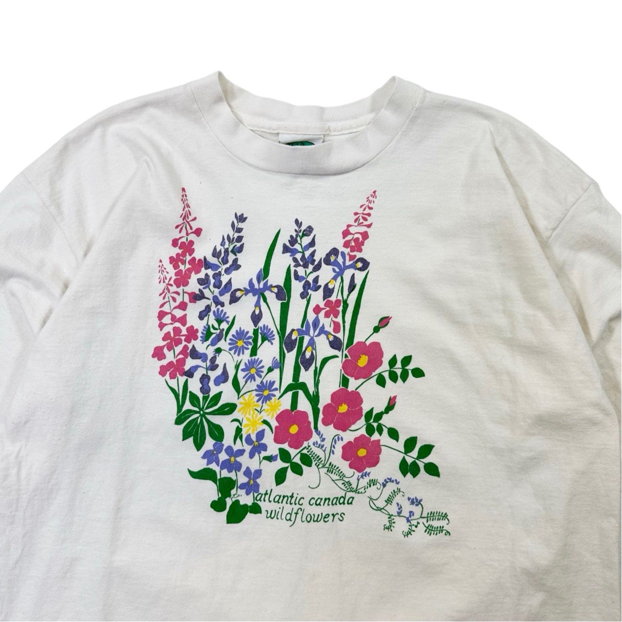 Vintage Vintazge 90s Single Stitch Atlantic Canada Wildflowers Size US L / EU 52-54 / 3 - 2 Thumbnail