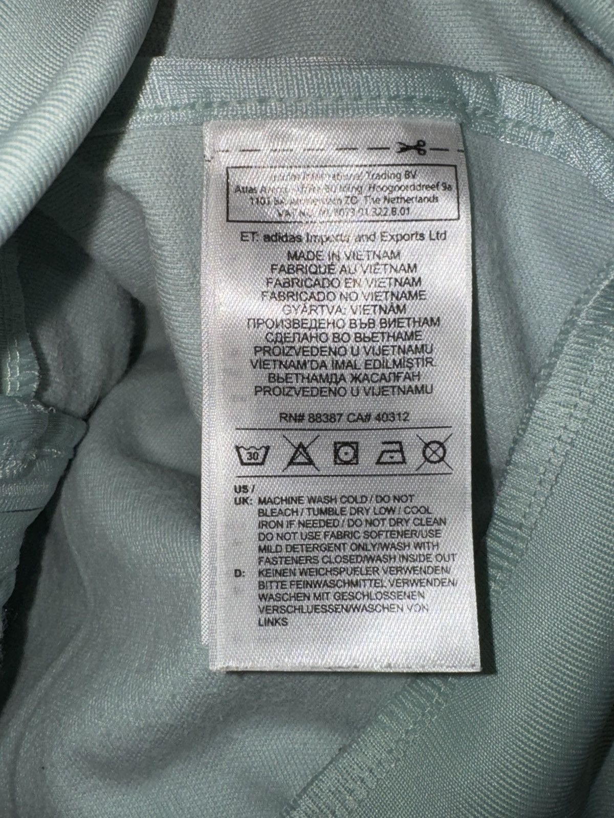 Adidas Adidas original zip up pullover mint color men’s size M Size US M / EU 48-50 / 2 - 11 Thumbnail