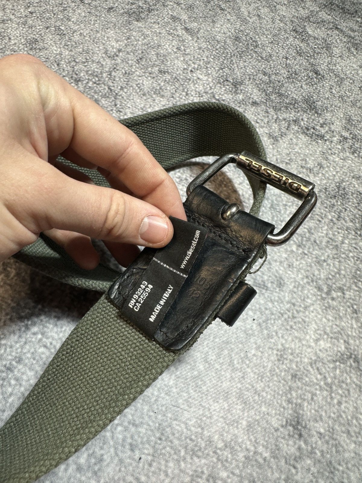 Diesel × Vintage Y2K Vintage Diesel Logo Belts Leather Streetwear Style USA Size ONE SIZE - 4 Thumbnail