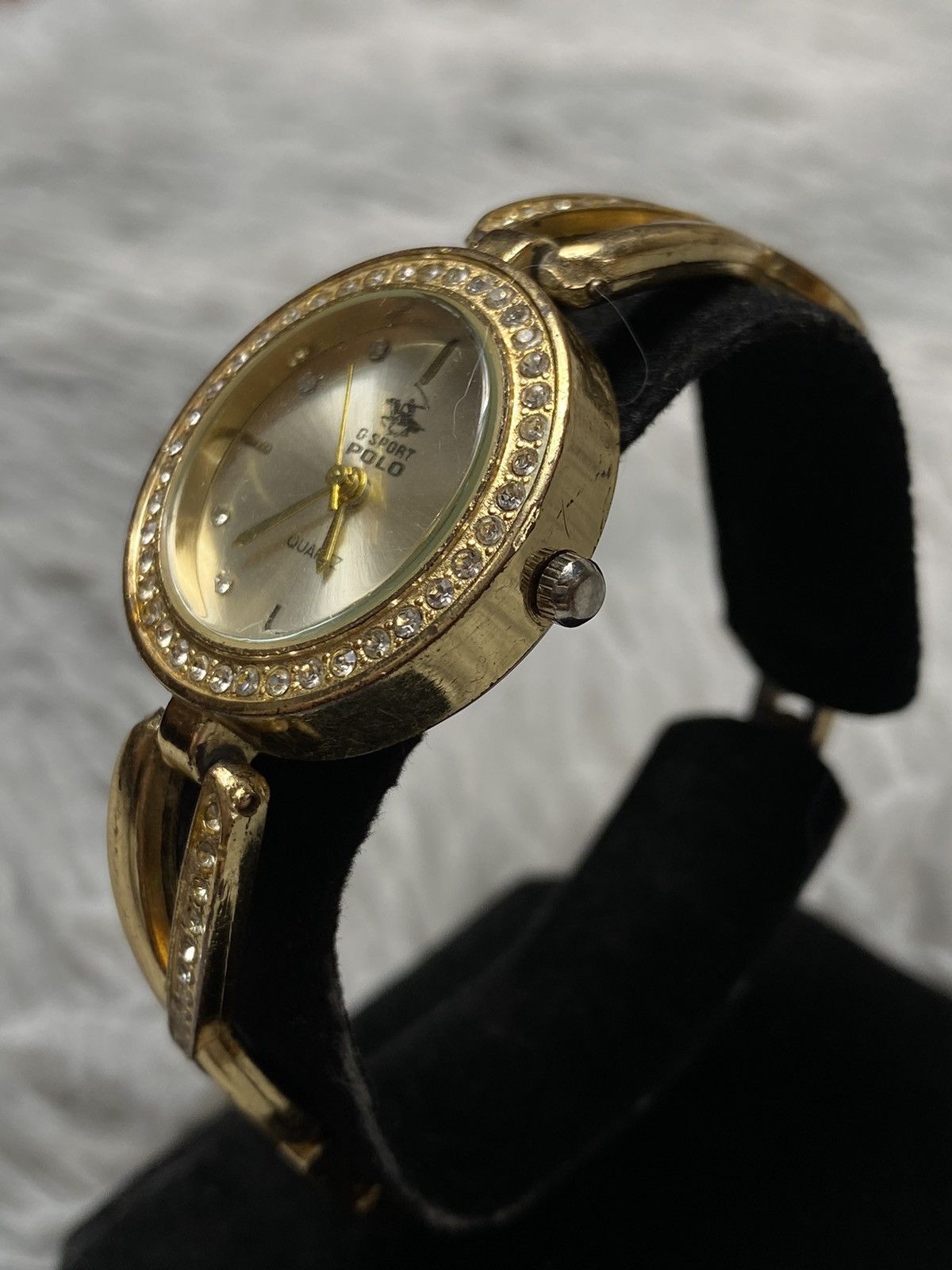 Japanese Brand × Jewelry × Vintage G Sport Polo Gold-Tone Watch with Crystal Accents Size ONE SIZE - 5 Thumbnail