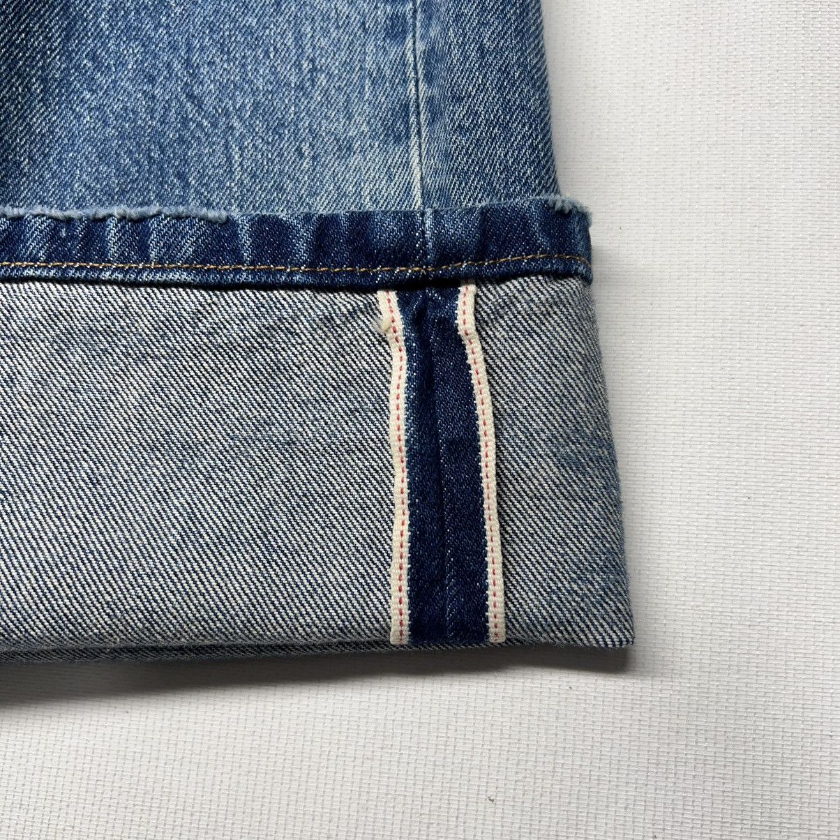 Levi's Made & Crafted NEW Levis 501 90s Jeans Blue Selvedge Denim Red Line Size 29" - 14 Thumbnail