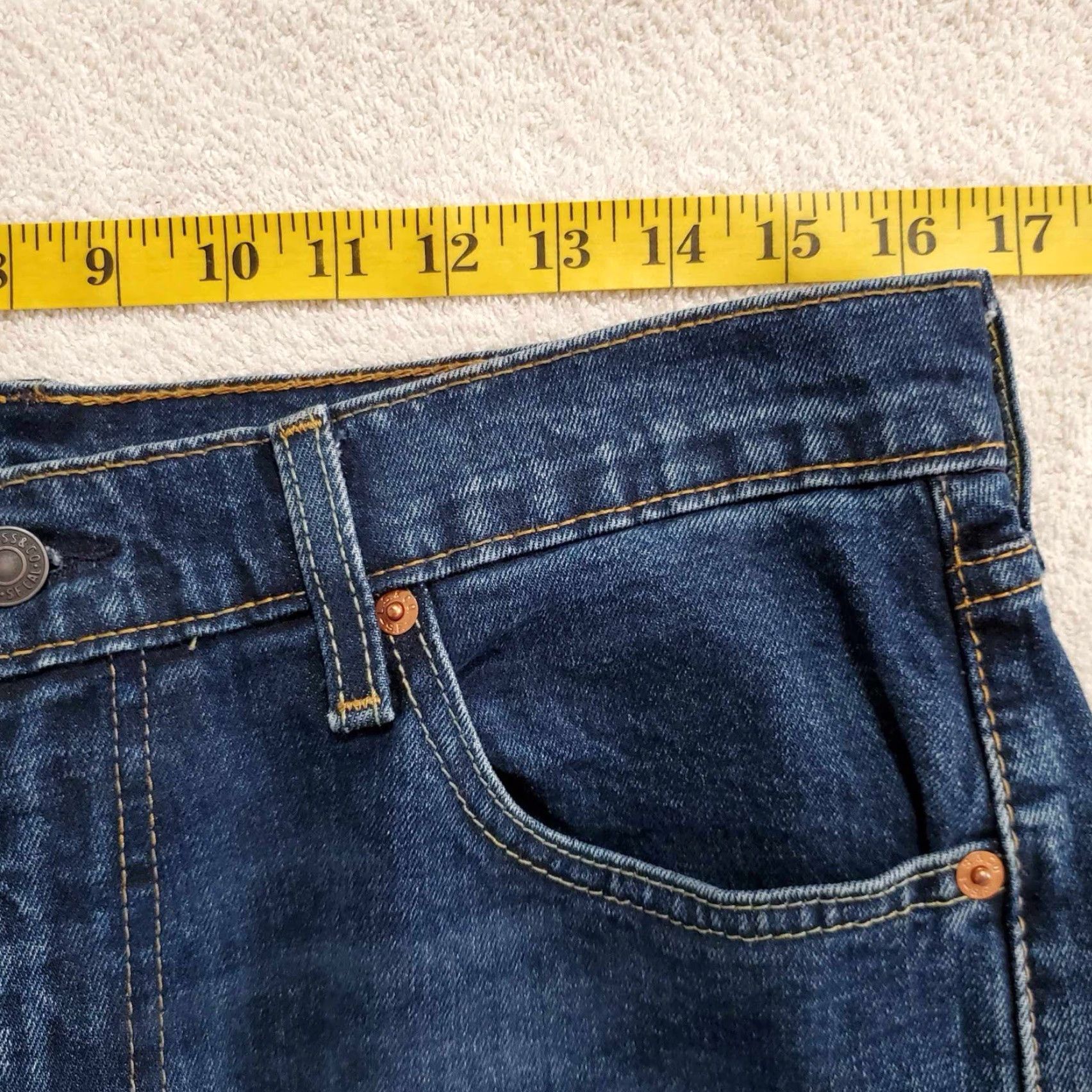 Levi's Levis Jeans 32 X 32 Adult Blue Mens Size US 32 / EU 48 - 6 Thumbnail