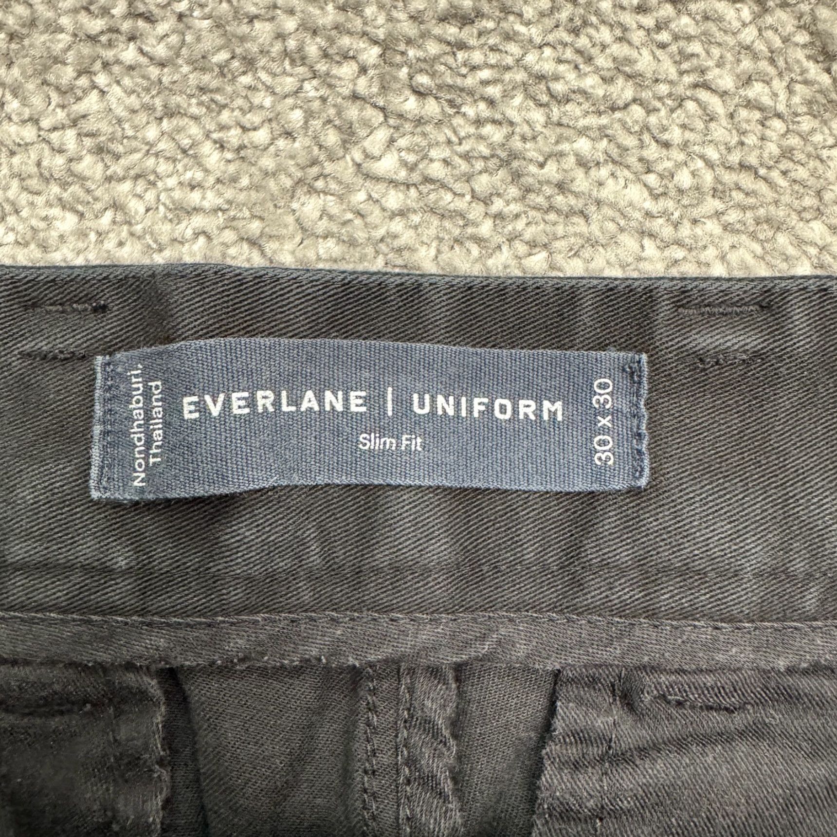 Everlane Everlane Pants Chino Slim Fit Men 30x28 Black Straight Leg Cotton Vintage? No (but check). Size US 30 / EU 46 - 5 Thumbnail